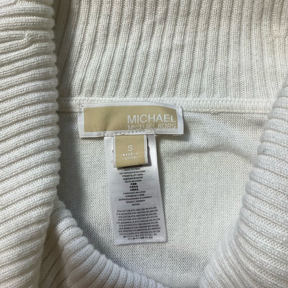 Michael Kors Turtleneck Poncho Shirt - Picture 2 of 3